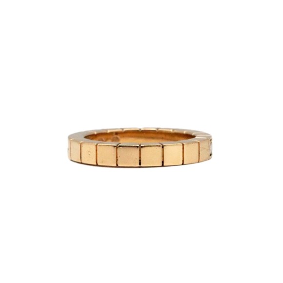 CARTIER Laniere Ring 49 About No. 9 Diamond 750 K18YG Yellow Gold Women's Jewelr - Picture 5 of 10